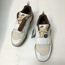 NIKE（ナイキ）×TRAVIS SCOTT（トラヴィス・スコット）ZOOM FIELD JAXX LIGHT CHOCOLATE　HQ3073-100サイズ：26.5カラー：White/Light Chocolate【中古】【139 スニーカー】【鈴鹿 併売】【139-250210-03NS】