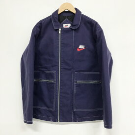 Supreme（シュプリーム）×NIKE（ナイキ）Double Zip Quilted Work Jacket　AR5566-410サイズ：Sカラー：ネイビー系【中古】【126 ストリート】【鈴鹿 併売】【126-230509-04NS】