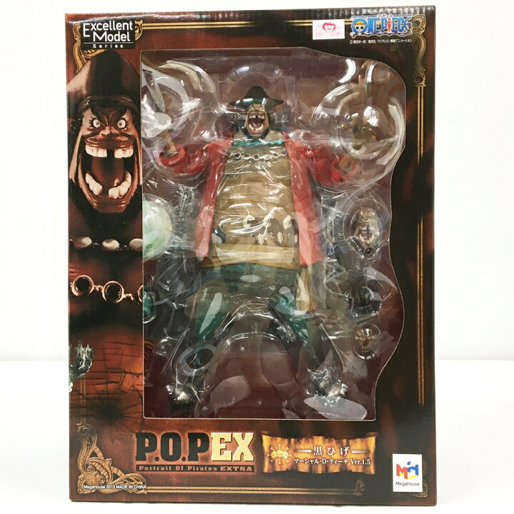 楽天市場】【未開封】メガハウス P.O.P 黒ひげ マーシャル・D 