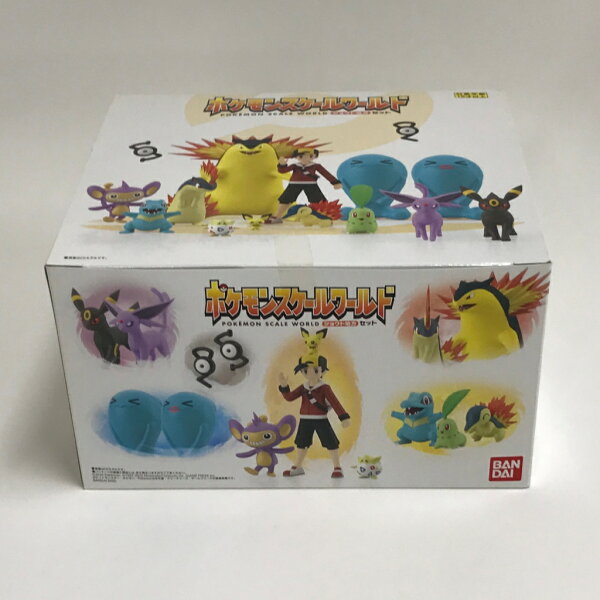 【内箱未開封】ポケモンスケールワールド  ジョウト地方 セット ※外箱ダメージ有 【中古】【065　フィギュア】 【鈴鹿 併売】【065-260809-03JS】