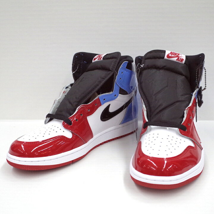 楽天市場 Nike 27 5cm Air Jordan 1 Retro High Og Fearless Unc Chicagowhite Blue Red Ck5666 100 ナイキ エアジョーダン レトロ ハイ フィアレス ホワイト レッド ブルー 白 赤 青 中古 スニーカー 四日市 併売品 139 1914 07mh フーリエ 楽天市場店