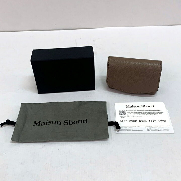 楽天市場】Maison Sbond（メゾンエスボンド） 三つ折りウォレット 財布 