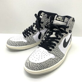 NIKE AIR JORDAN 1 RETRO HIGH OG “ELEPHANT” ナイキ エアジョーダン 1 レトロ ハイ OG "エレファント" DZ5485-052【中古】【139 スニーカー】【四日市 併売品】【139-230726-02KH】