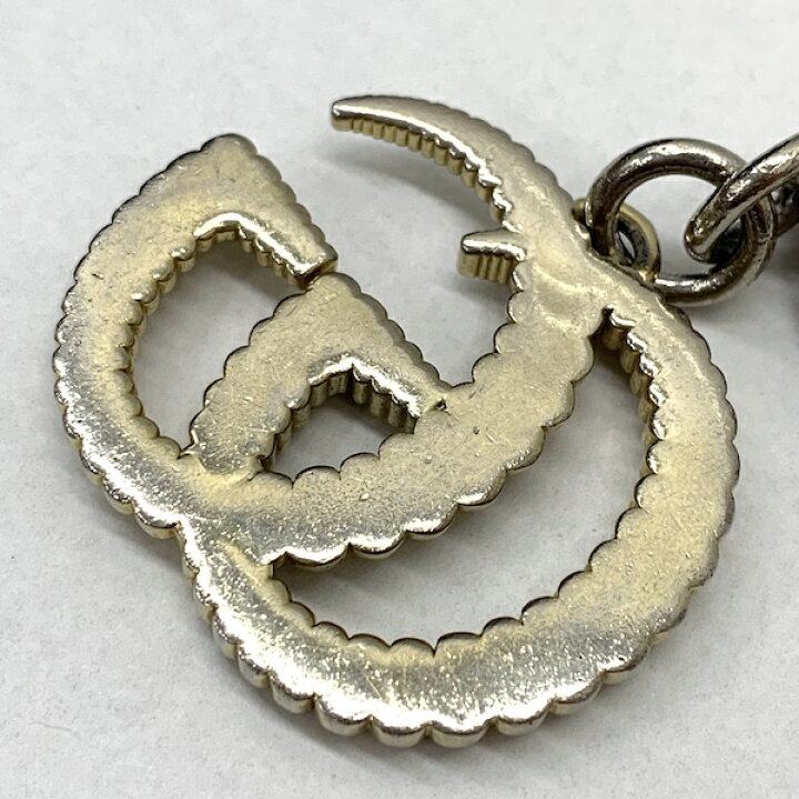 楽天市場】GUCCI GGキーリング グッチカラビナ キーホルダー 48395  
