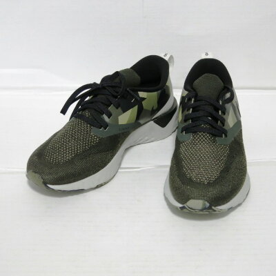 NIKEODYSSEYREACT2FLYKNITナイキオデッセイリアクト2フライニットAT9975-302ブラック/ホワイト/カーキ/ブラウンサイズ:25cm【中古】【139スニーカー】【四日市併売品】【139-190828-02USH】