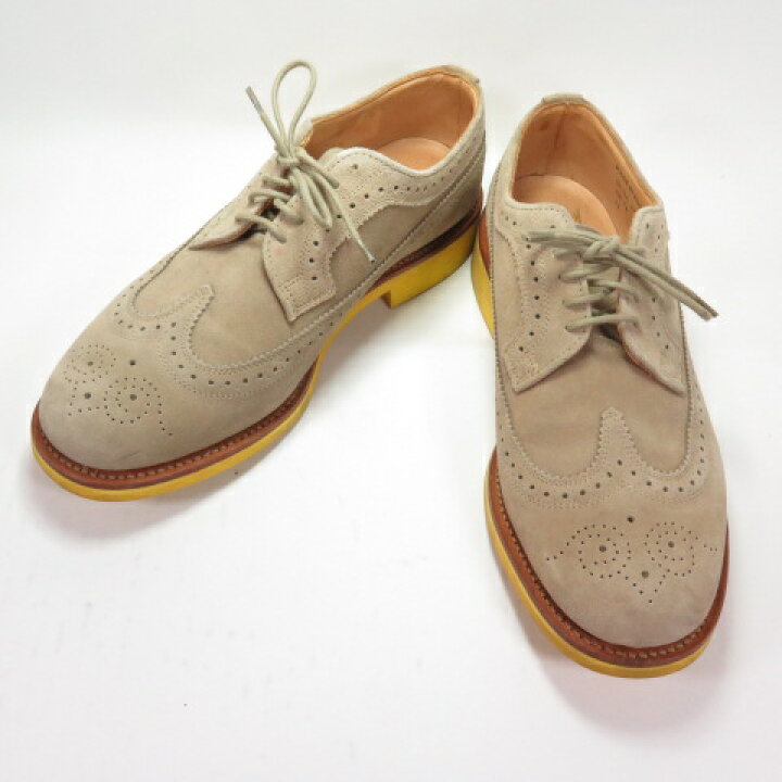 楽天市場 Mark Mcnairy マークマクナイリー 8748 Dlsy イギリス製 Us 8 5 26 5cm 牛革 スエード ウイングチップ シューズ 中古 140 その他靴 四日市 併売品 140 03oh フーリエ 楽天市場店