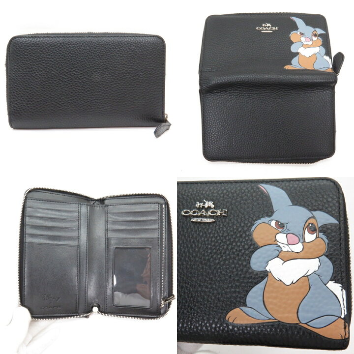 楽天市場】DISNEY × COACH 財布 ディズニー × コーチ コラボ レザー  