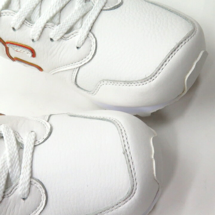 楽天市場】SANGACIO 靴工房 サンガッチョ にゅ～ず WHITE/ORANGE 