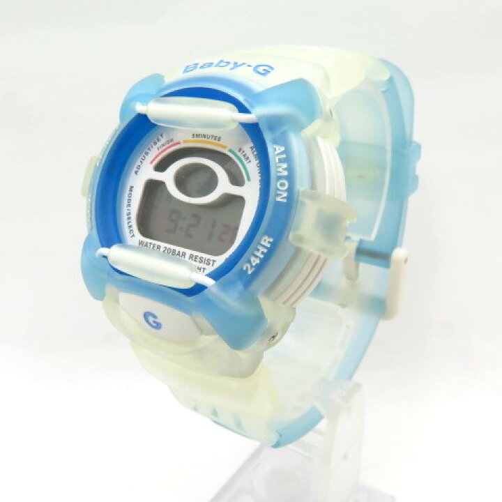 楽天市場】CASIO カシオ Baby-G ベビーG BGR-201 ブルーモデル リーフ 