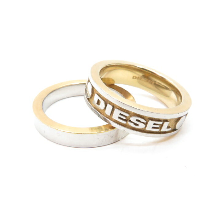 楽天市場】DIESEL ディーゼル スタッズダブルリング DX1234 9 約18号 