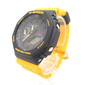 CASIO　カシオ　G-SHOCK Gショック 　GA-B2100K-9AJR　2100シリーズ　イエロー　ブラック　　2023　イルカ・クジラ　イルクジ　モバイルリンク機能　Bluetooth 【中古】【141 時計】【四日市 併売品】【141-240306-02OH】