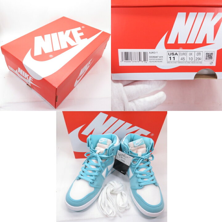 楽天市場】NIKE AIR JORDAN 1 KO High Bleached Aqua ナイキ エア 