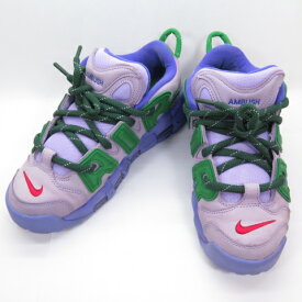 AMBUSH × NIKE AIR MORE UPTEMPO LOW SP アンブッシュ ナイキ エアモアアップテンポ ロー スペシャル ライラック グリーン FB1299-500　バスケットシュ ズ　US8.5　約26.5cm 【中古】【139 スニーカー】【四日市 併売品】【139-241111-01OH】