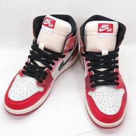 NIKE AIR JORDAN 1 RETRO HIGH OG SP Spider-Man スパイダーマン アクロス ザ スパイダーバース DV1748-601 ナイキ エアジョーダン 1 レトロ ハイ レッド ブラック US8.5 約26.5cm 【中古】【139 スニーカー】【四日市 併売品】【139-250113-05OH】