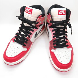 NIKE AIR JORDAN 1 RETRO HIGH OG SP Spider-Man スパイダーマン アクロス ザ スパイダーバース DV1748-601 ナイキ エアジョーダン 1 レトロ ハイ レッド ブラック US11 約29.0cm 【中古】【139 スニーカー】【四日市 併売品】【139-250430-05OH】