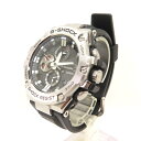 CASIO カシオ G-SHOCK ジーショック　G-STEEL　Gスチール　GST-B100-1AJF　タフソーラー　Bluetooth　スマートフォンリンク　シルバー　ウレタンベルト　時計　ウォッチ 【中古】【141 時計】【四日市 併売品】【141-250623-01OH】