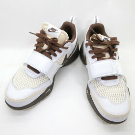 TRAVIS SCOTT × NIKE ZOOM FIELD JAXX LIGHT CHOCOLATE トラヴィス・スコット × ナイキ ズーム フィールド ジャックス ライト チョコレート HQ3073-100 US10 約28.0cm 【中古】【139 スニーカー】【四日市 併売品】【139-250804-02OH】