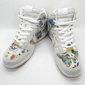 Supreme × NIKE SB DUNK HIGH OG QS Rammellzee シュプリーム × ナイキ SB ダンク ハイ "ラメルジー"　FD8779-100 ホワイト/マルチカラー　US10　約28.0cm 【中古】【139 スニーカー】【四日市 併売品】【139-250818-04OH】