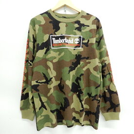 SOPHNET.×TIMBER LAND（ソフネット×ティンバーランド） 迷彩 コラボ 長袖Tシャツ カモ柄　サイズ：L【中古】【125 DM】【四日市 併売品】【125-200814-08YH】