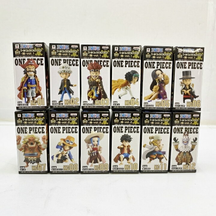 楽天市場 Banpresto バンプレスト Wcf ワンピース ワールドコレクタブルフィギュア ワーコレ 輝 Vol 1 Vol 2 全12種セット 中古 ワンピースフィギュア 四日市 併売品 063 13hh フーリエ 楽天市場店