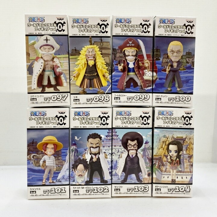 楽天市場 Banpresto バンプレスト Wcf ワンピース ワールドコレクタブルフィギュア ワーコレ Vol 0 全8種セット 中古 ワンピースフィギュア 四日市 併売品 063 10hh フーリエ 楽天市場店