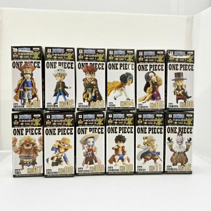 楽天市場 Banpresto バンプレスト Wcf ワンピース ワールドコレクタブルフィギュア ワーコレ 輝 Vol 1 Vol 2 全12種セット 中古 ワンピースフィギュア 四日市 併売品 063 19hh フーリエ 楽天市場店