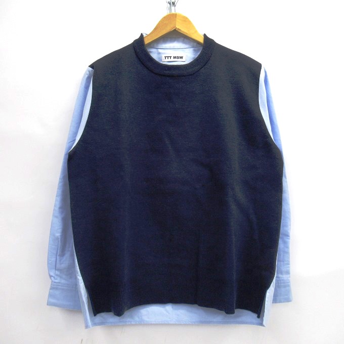 売り出し超高品質 TTT Shirt Docking Knit 21AW MSW ニット/セーター