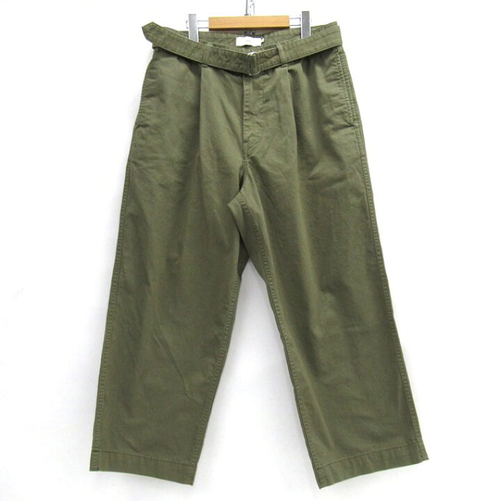 楽天市場】Graphpaper Military cloth belted pants グラフペーパー 