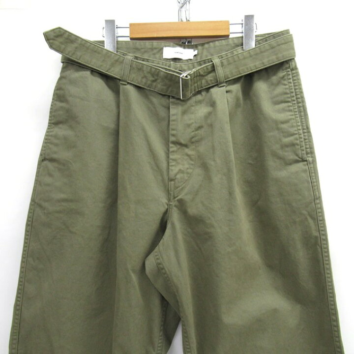 楽天市場】Graphpaper Military cloth belted pants グラフペーパー 
