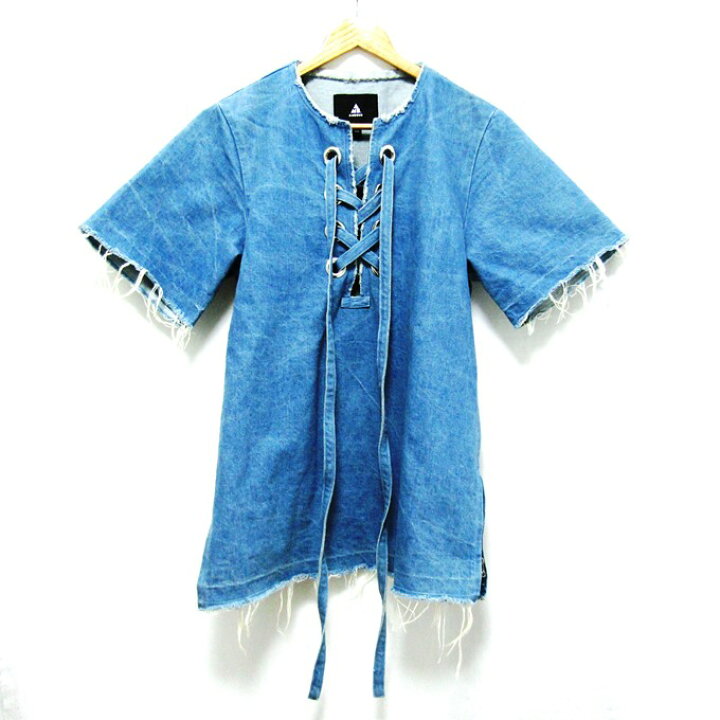 楽天市場】AMBUSH（アンブッシュ） レースアップ デニムワンピース  
