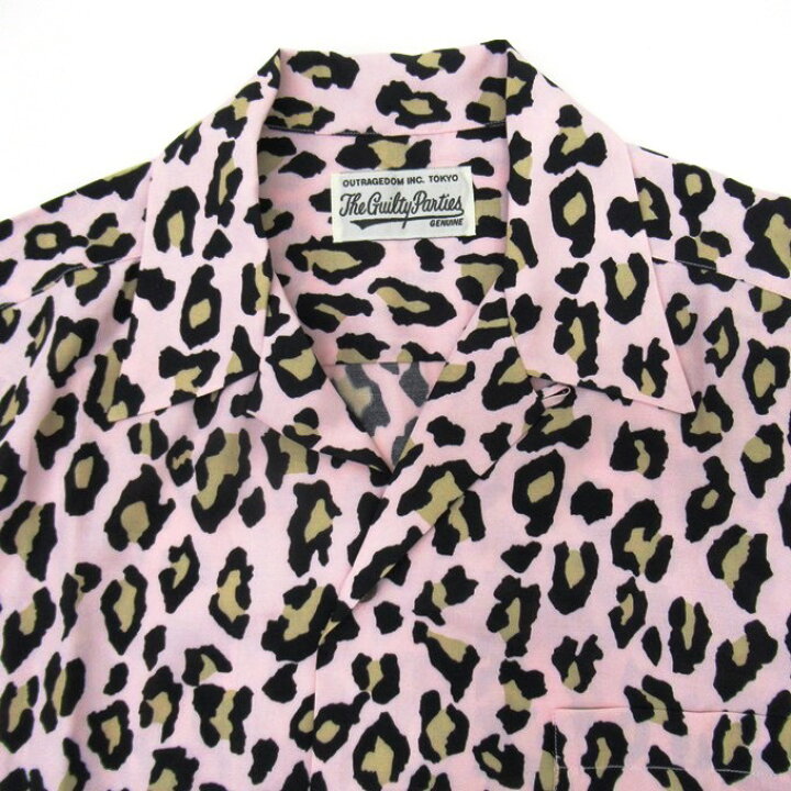楽天市場】WACKO MARIA LEOPARD OPEN COLLAR SHIRT ワコマリア 