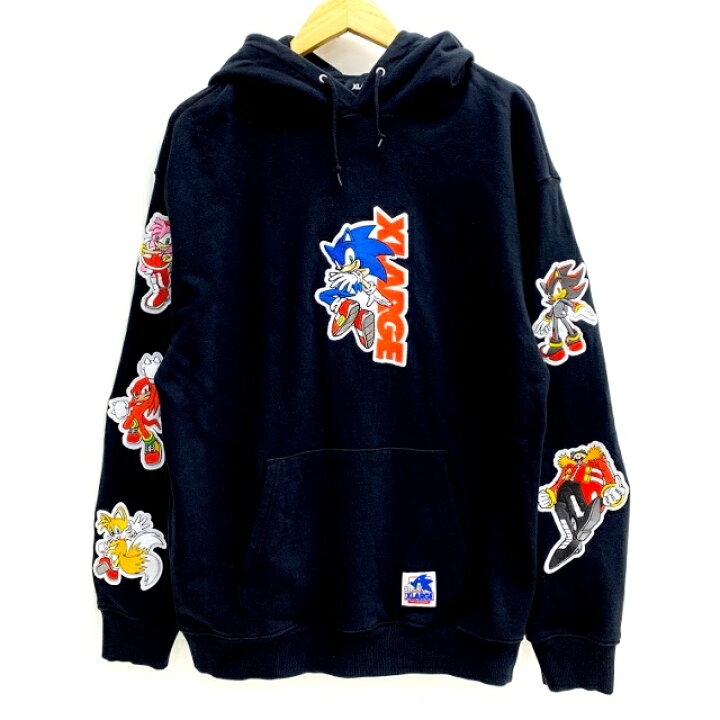 楽天市場】XLARGE×SONIC THE HEDGEHOG HOODED SWEAT エクストララージ 
