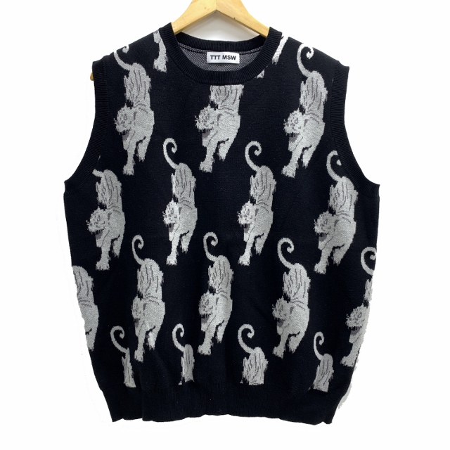楽天市場】TTT MSW Panther Knit Vest ティー パンサー ニットベスト 