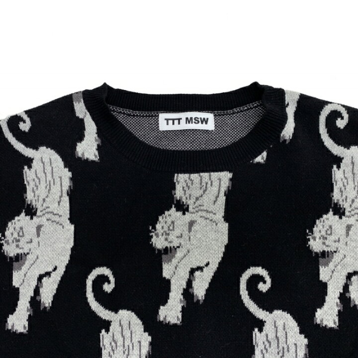 楽天市場】TTT MSW Panther Knit Vest ティー パンサー ニットベスト 