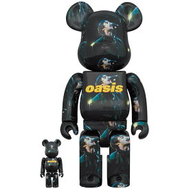 MEDICOM TOY/メディコムトイ BE@RBRICK/ベアブリック OASIS KNEBWORTH 1996100％ & 400％ (Liam Gallagher)【中古】【フィギュア・ブリスター】【四日市 併売品】【065-220809-01ZH】
