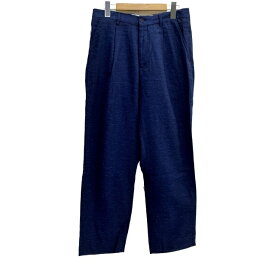 SUPREME 20SS Pleated Trousers シュプリーム　プリーツ トラウザー ネイビー　サイズ：30【中古】【126 ストリート】【四日市 併売品】【126-220719-02USH】