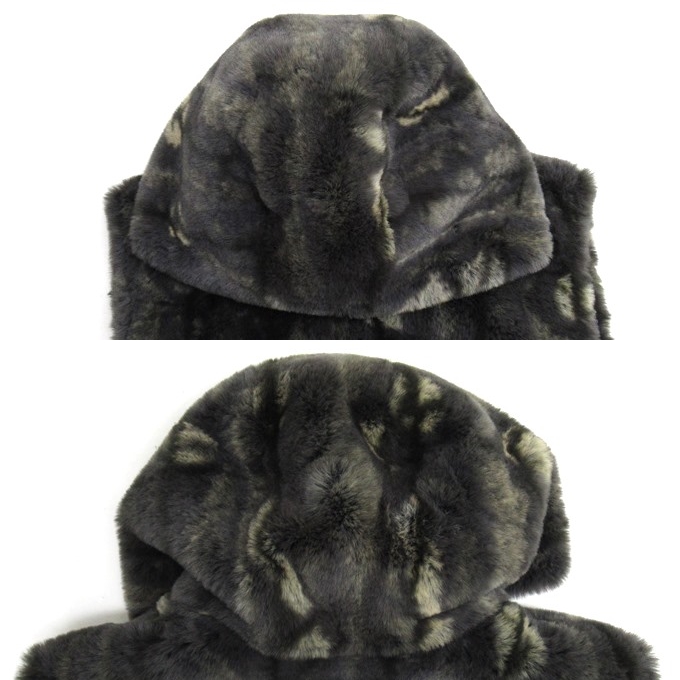 SUPREME 21AW Faux Fur Hooded Vest シュプリーム　フェイクファー フーデッド ベスト ブラック　 サイズ：L【中古】【126 ストリート】【四日市 併売品】【126-220823-07USH】 | フーリエ　楽天市場店