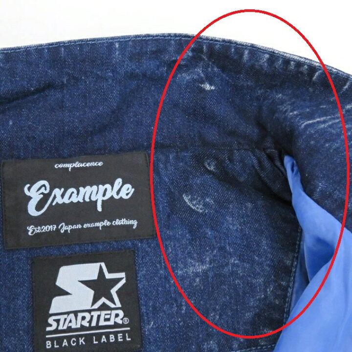 楽天市場】STARTER BLACK LABEL DENIM ANORAK JACKET スターター 