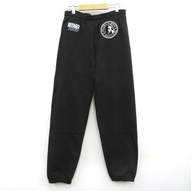 HYSTERIC GLAMOUR × WIND AND SEA　SWEAT PANTS ヒステリックグラマー×ウィンダンシー　スウェット パンツ WDS-HYS-03　ブラック　サイズ：XL【中古】【125 DM】【四日市 併売品】【125-231108-04VH】