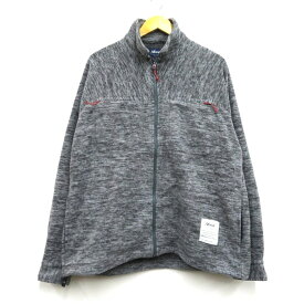 NANGA × BAYFLOW　FLEECE JACKET ナンガ × ベイフロー　フリースジャケット BM2110KW06　グレー　サイズ：4【中古】【129 アウトドア】【四日市 併売品】【129-231116-02VH】