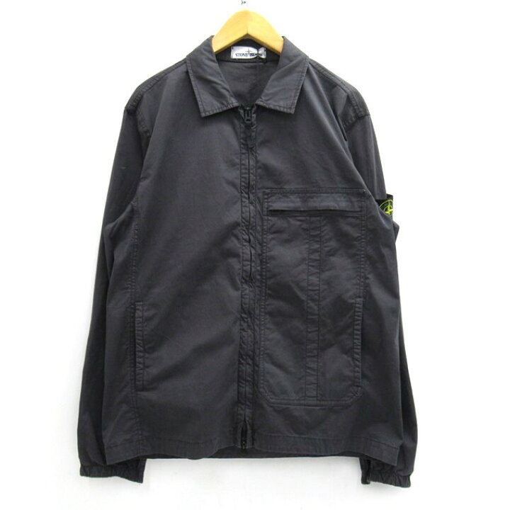 楽天市場】STONE ISLAND Zip up Cotton Overshirt ストーンアイランド  