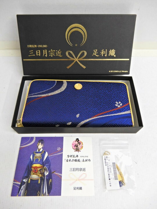 楽天市場】PREMICO/プレミコ 刀剣乱舞ONLINE×日本の織物 長財布 三日月 