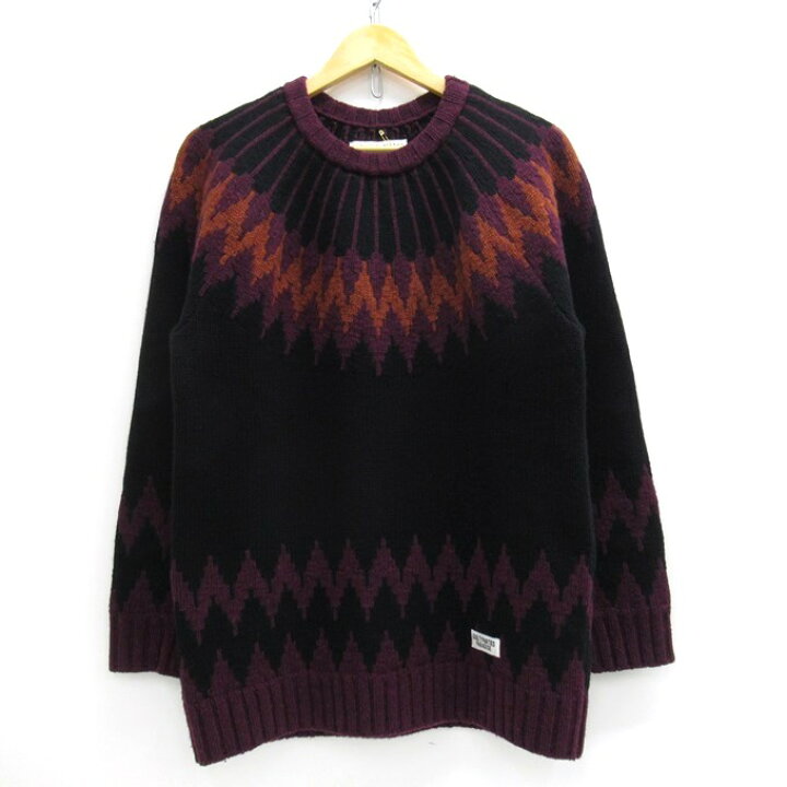 楽天市場】WACKO MARIA NORDIC SWEATER ワコマリア ノルディック 