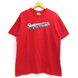 SUPREME 20SS Chrome Logo S/S Tee シュプリーム　クロームロゴ ショートスリーブ T レッド　サイズ：M【中古】【126 ストリート】【四日市 併売品】【126-230614-04USH】