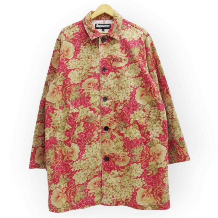 Supreme シュプリーム 18SS フローラルパターンワークトレンチコート