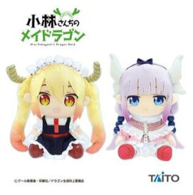 TAiTO/タイトー 小林さんちのメイドラゴン オリジナルぬいぐるみ 全2種セットトール/カンナ【中古】【美少女フィギュア】【四日市 併売品】【064-231231-02ZH】