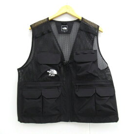 THE NORTH FACE×PLAY LIMITED EDITION　Utility Pocket Mesh Vest ノースフェイス×プレイ　ユーティリティ ポケット メッシュ べスト NP12302R　ブラック　サイズ：XL【中古】【129 アウトドア】【四日市 併売品】【129-230802-01USH】