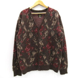 NEEDLES　Mohair Cardigan - Rose ニードルス　モヘアカーディガン － ローズ LQ270　ブラウン系　サイズ：L【中古】【125 DM】【四日市 併売品】【125-230908-06USH】