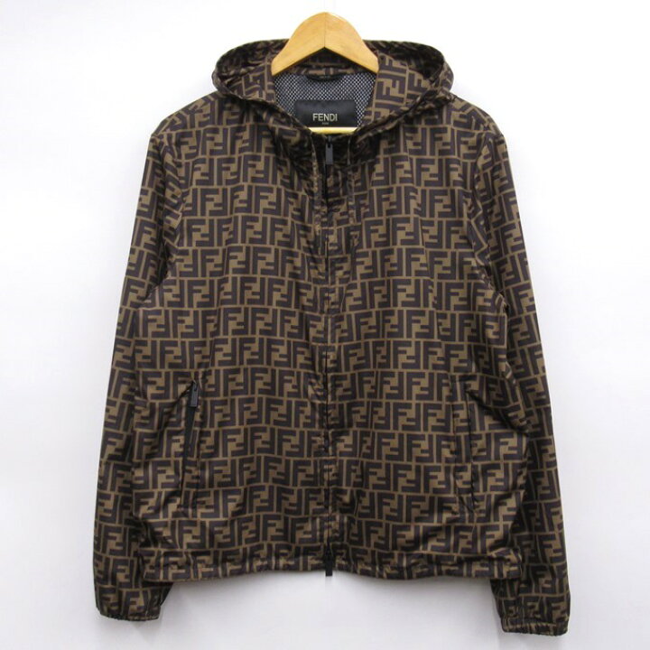 楽天市場】FENDI FF Windbreaker jacket フェンディ FFロゴ 総柄 