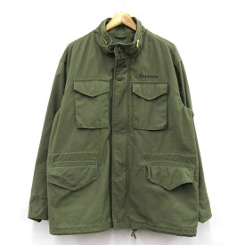 SUPREME 18AW The Killer M-65 Jacket シュプリーム　ザ・キラー ミリタリージャケット カーキ　サイズ：M【中古】【126 ストリート】【四日市 併売品】【126-231130-05USH】